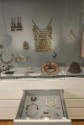 Installation view of Elegant Armor: The Art of Jewelry at the Museum of Arts and Design, New Yo…