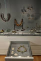 Installation view of Elegant Armor: The Art of Jewelry at the Museum of Arts and Design, New Yo…