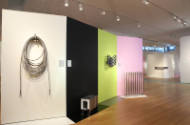 Installation view of Totally Rad: Karim Rashid Does Radiators at the Museum of Arts and Design,…