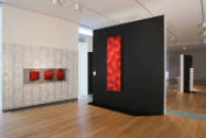 Installation view of Totally Rad: Karim Rashid Does Radiators at the Museum of Arts and Design,…