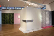 Installation view of Totally Rad: Karim Rashid Does Radiators at the Museum of Arts and Design,…