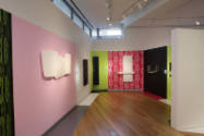 Installation view of Totally Rad: Karim Rashid Does Radiators at the Museum of Arts and Design,…