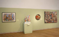 Installation view of Bigger, Better, More: The Art of Viola Frey at the Museum of Arts and Desi…