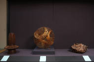 Installation view of Intertwined: Contemporary Baskets from the Sara and David Lieberman Collec…