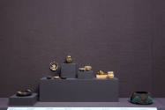 Installation view of Intertwined: Contemporary Baskets from the Sara and David Lieberman Collec…