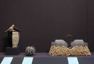 Installation view of Intertwined: Contemporary Baskets from the Sara and David Lieberman Collec…