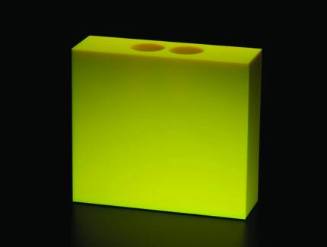 Yellow Vase With Two Hollows