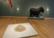 Installation view of Dead or Alive at the Museum of Arts and Design, New York (April 27–October…