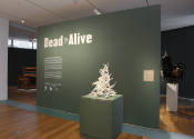 Installation view of Dead or Alive at the Museum of Arts and Design, New York (April 27–October…