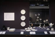 Installation view of Eat Drink Art Design at the Museum of Arts and Design, New York (September…