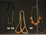 Installation view of A Bit of Clay on the Skin: New Ceramic Jewelry at the Museum of Arts and D…