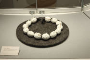 Installation view of A Bit of Clay on the Skin: New Ceramic Jewelry at the Museum of Arts and D…