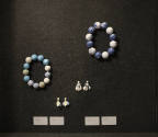Installation view of A Bit of Clay on the Skin: New Ceramic Jewelry at the Museum of Arts and D…