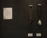 Installation view of A Bit of Clay on the Skin: New Ceramic Jewelry at the Museum of Arts and D…