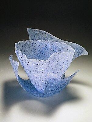 Lace Vessel "Blue Spot"