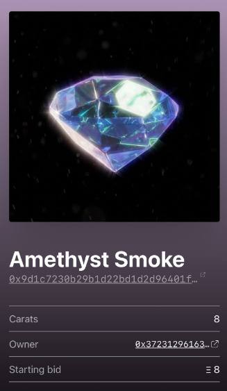 Amethyst Smoke (from the "Digital Diamonds" series)