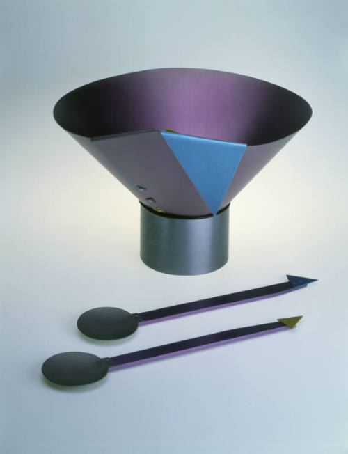 Salad Bowl with Serving Spoons