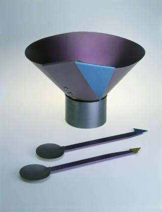 Salad Bowl with Serving Spoons