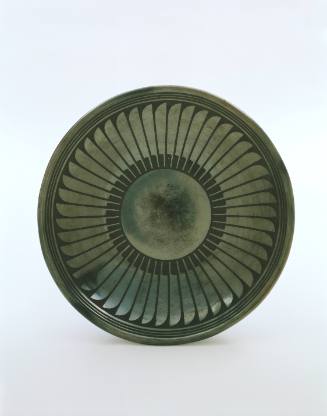 Bowl with Feather Design
