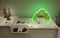 Installation view of Crafting Modernism at the Museum of Arts and Design, New York (October 11,…