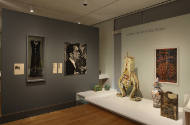 Installation view of Crafting Modernism at the Museum of Arts and Design, New York (October 11,…