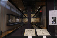 Installation view of Judy Chicago Tapestries: Woven by Audrey Cowan at the Museum of Arts and D…