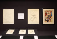 Installation view of Judy Chicago Tapestries: Woven by Audrey Cowan at the Museum of Arts and D…
