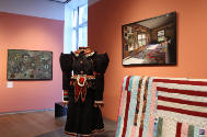Installation view of The Global Africa Project at the Museum of Arts and Design, New York (Nove…