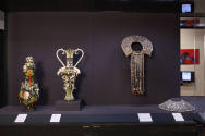 Installation view of The Global Africa Project at the Museum of Arts and Design, New York (Nove…