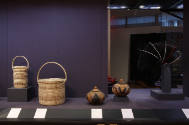 Installation view of The Global Africa Project at the Museum of Arts and Design, New York (Nove…