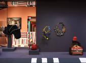 Installation view of The Global Africa Project at the Museum of Arts and Design, New York (Nove…