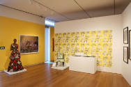 Installation view of The Global Africa Project at the Museum of Arts and Design, New York (Nove…