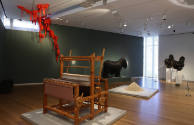 Installation view of Dead or Alive at the Museum of Arts and Design, New York (April 27–October…