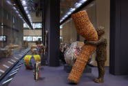 Installation view of Intertwined: Contemporary Baskets from the Sara and David Lieberman Collec…