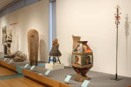 Installation view of Intertwined: Contemporary Baskets from the Sara and David Lieberman Collec…