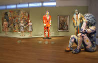 Installation view of Bigger, Better, More: The Art of Viola Frey at the Museum of Arts and Desi…