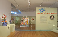 Installation view of Bigger, Better, More: The Art of Viola Frey at the Museum of Arts and Desi…