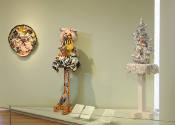 Installation view of Bigger, Better, More: The Art of Viola Frey at the Museum of Arts and Desi…