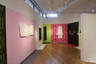 Installation view of Totally Rad: Karim Rashid Does Radiators at the Museum of Arts and Design,…