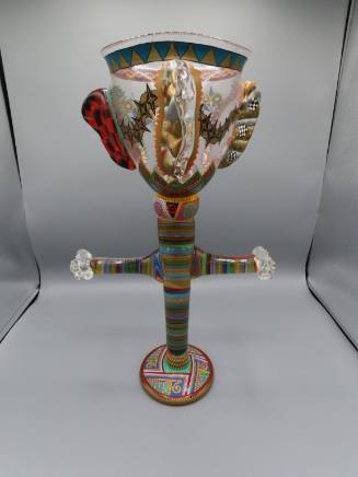 Crucifix (Painted Chalice)