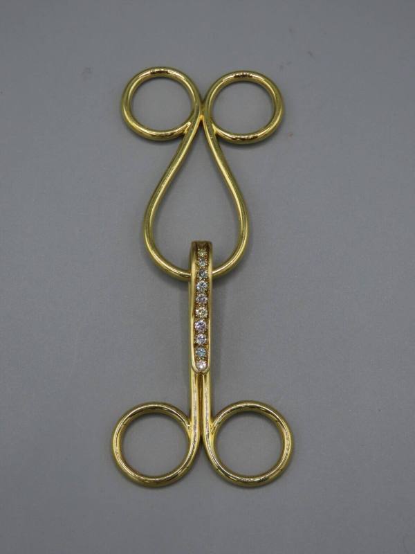 Hook and Eye Brooch
