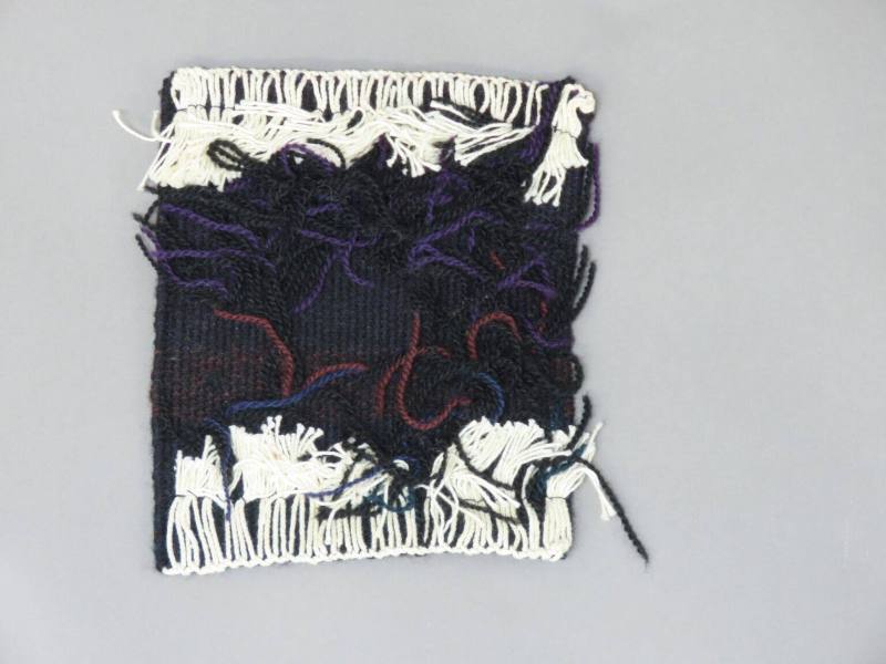 Woven sampler 2 for The Creation tapestry