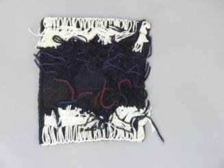 Woven sampler 2 for The Creation tapestry