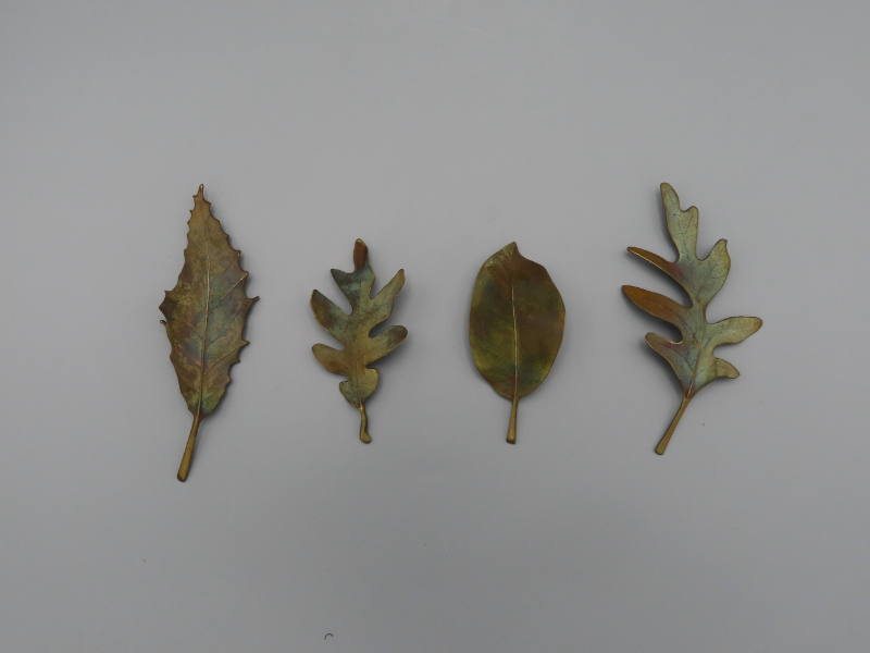 Rhododendron Leaf Brooch