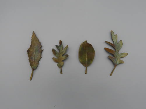 Rhododendron Leaf Brooch