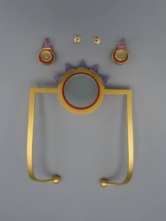 Neck Collar No. 7 and earrings from the "Neck Collar" series