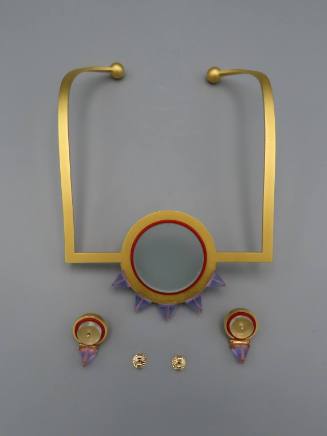 Neck Collar No. 7 and earrings from the "Neck Collar" series