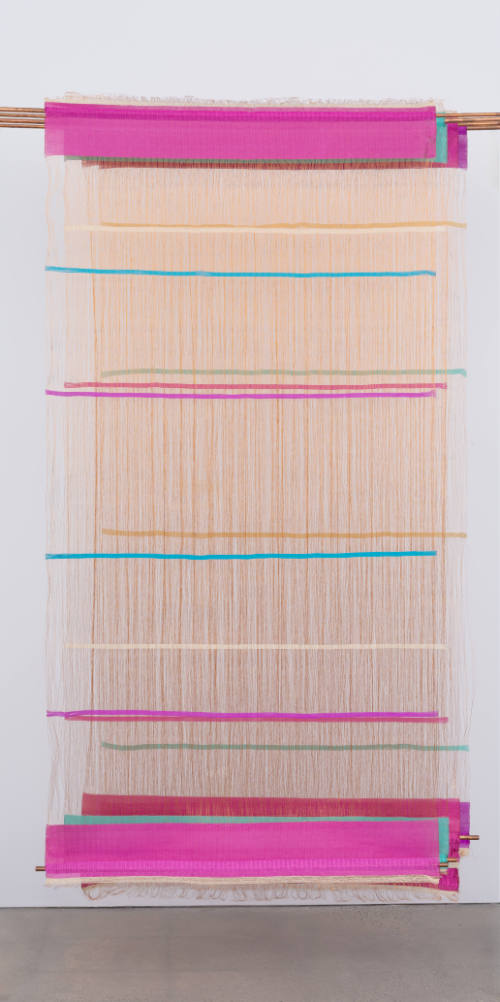 Homage to Cruz-Diez tapestry