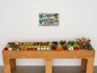 Frog and Vegetable Stand