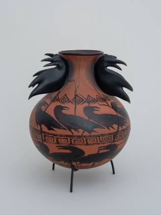 Vase with Ravens